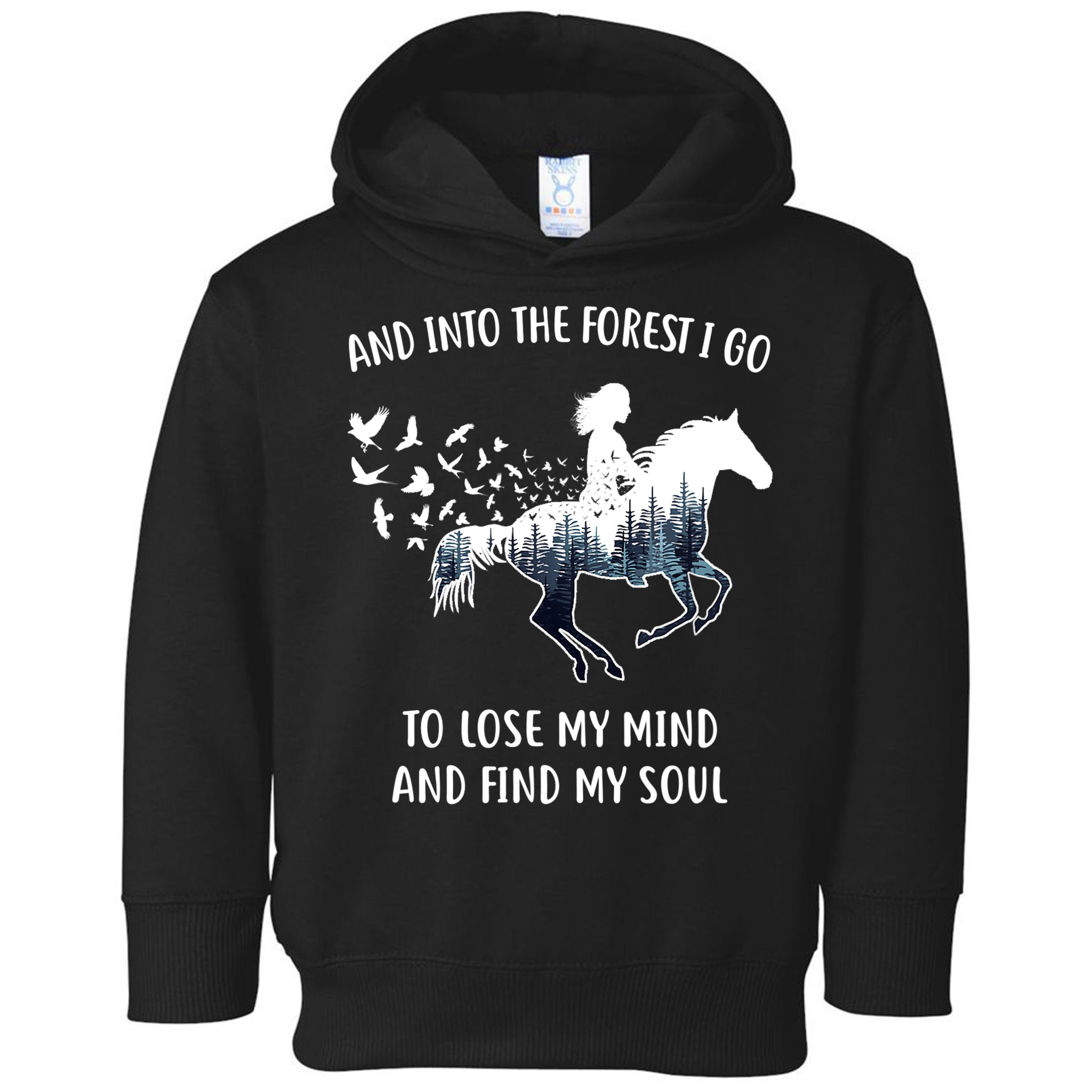 Horse Shirts For Women: Into The Forest I Go Horse Riding TShirt Toddler Hoodie