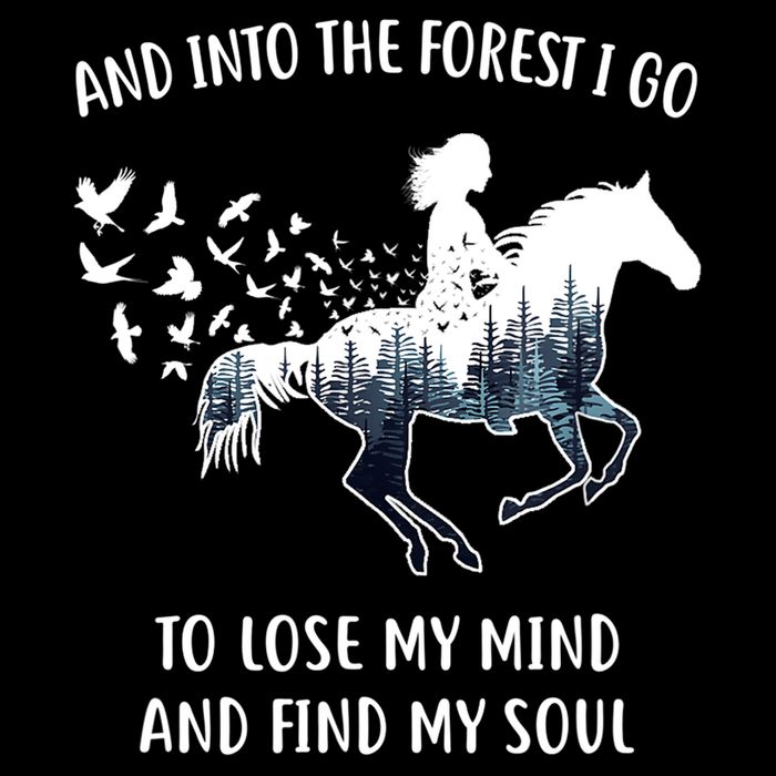Horse Shirts For Women: Into The Forest I Go Horse Riding TShirt Toddler T-Shirt