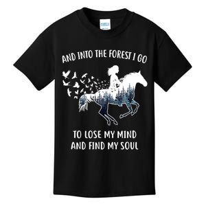 Horse Shirts For Women: Into The Forest I Go Horse Riding TShirt Kids T-Shirt