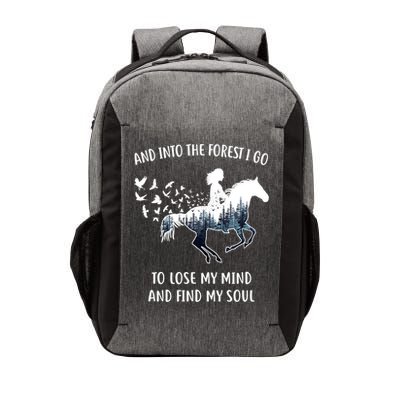 Horse Shirts For Women: Into The Forest I Go Horse Riding TShirt Vector Backpack