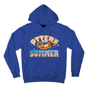 Hello Summer Funny Sea Otter Lover Gift Hoodie