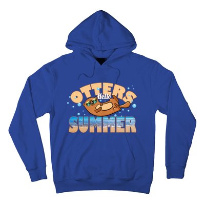 Hello Summer Funny Sea Otter Lover Gift Hoodie