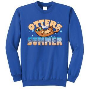 Hello Summer Funny Sea Otter Lover Gift Sweatshirt