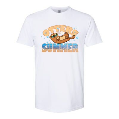 Hello Summer Funny Sea Otter Lover Gift Softstyle CVC T-Shirt