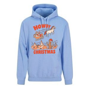 Howdy Santa Funny Christmas Xmas Western Cowboy Unisex Surf Hoodie