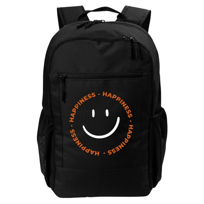 Happiness Smiley Face Be Happy Inspirational Backpack