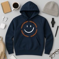 Happiness Smiley Face Be Happy Inspirational Hoodie