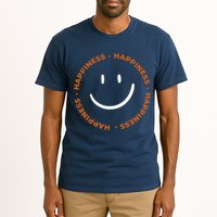 Happiness Smiley Face Be Happy Inspirational Tall T-Shirt