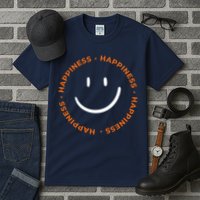 Happiness Smiley Face Be Happy Inspirational Tall T-Shirt