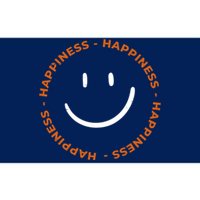 Happiness Smiley Face Be Happy Inspirational Bumper Sticker