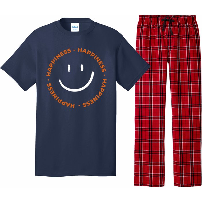 Happiness Smiley Face Be Happy Inspirational Pajama Set