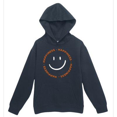 Happiness Smiley Face Be Happy Inspirational Urban Pullover Hoodie