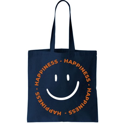 Happiness Smiley Face Be Happy Inspirational Bag