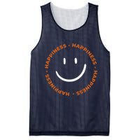 Happiness Smiley Face Be Happy Inspirational Mesh Reversible Basketball Jersey Tank