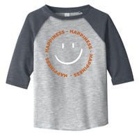 Happiness Smiley Face Be Happy Inspirational Toddler Fine Jersey T-Shirt