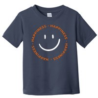 Happiness Smiley Face Be Happy Inspirational Toddler T-Shirt