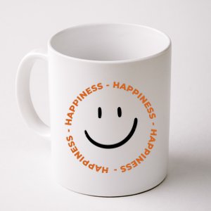 Happiness Smiley Face Be Happy Inspirational Coffee Mug