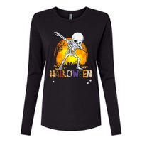 Halloween Shirts For Dabbing Skeleton Costume Womens Cotton Relaxed Long Sleeve T-Shirt