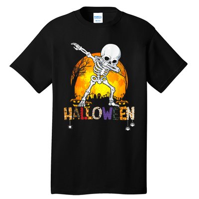 Halloween Shirts For Dabbing Skeleton Costume Tall T-Shirt