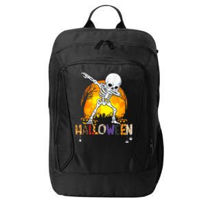 Halloween Shirts For Dabbing Skeleton Costume City Backpack