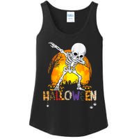 Halloween Shirts For Dabbing Skeleton Costume Ladies Essential Tank