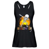 Halloween Shirts For Dabbing Skeleton Costume Ladies Essential Flowy Tank