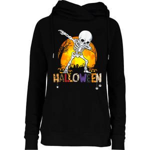 Halloween Shirts For Dabbing Skeleton Costume Womens Funnel Neck Pullover Hood