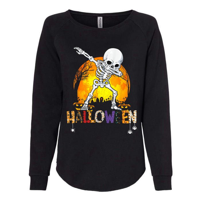 Halloween Shirts For Dabbing Skeleton Costume Womens California Wash Sweatshirt