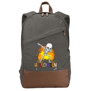 Halloween Shirts For Dabbing Skeleton Costume Cotton Canvas Backpack