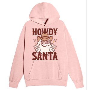 Howdy Santa Funny Christmas Holiday Urban Pullover Hoodie