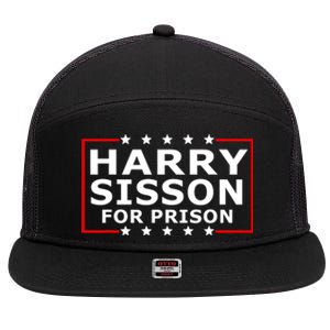 Harry Sisson For Prison 7 Panel Mesh Trucker Snapback Hat