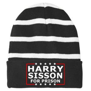 Harry Sisson For Prison Striped Beanie with Solid Band