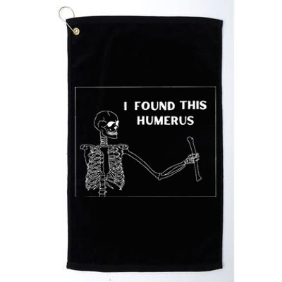 Humerus Skeleton - Funny Halloween Unisex Platinum Collection Golf Towel