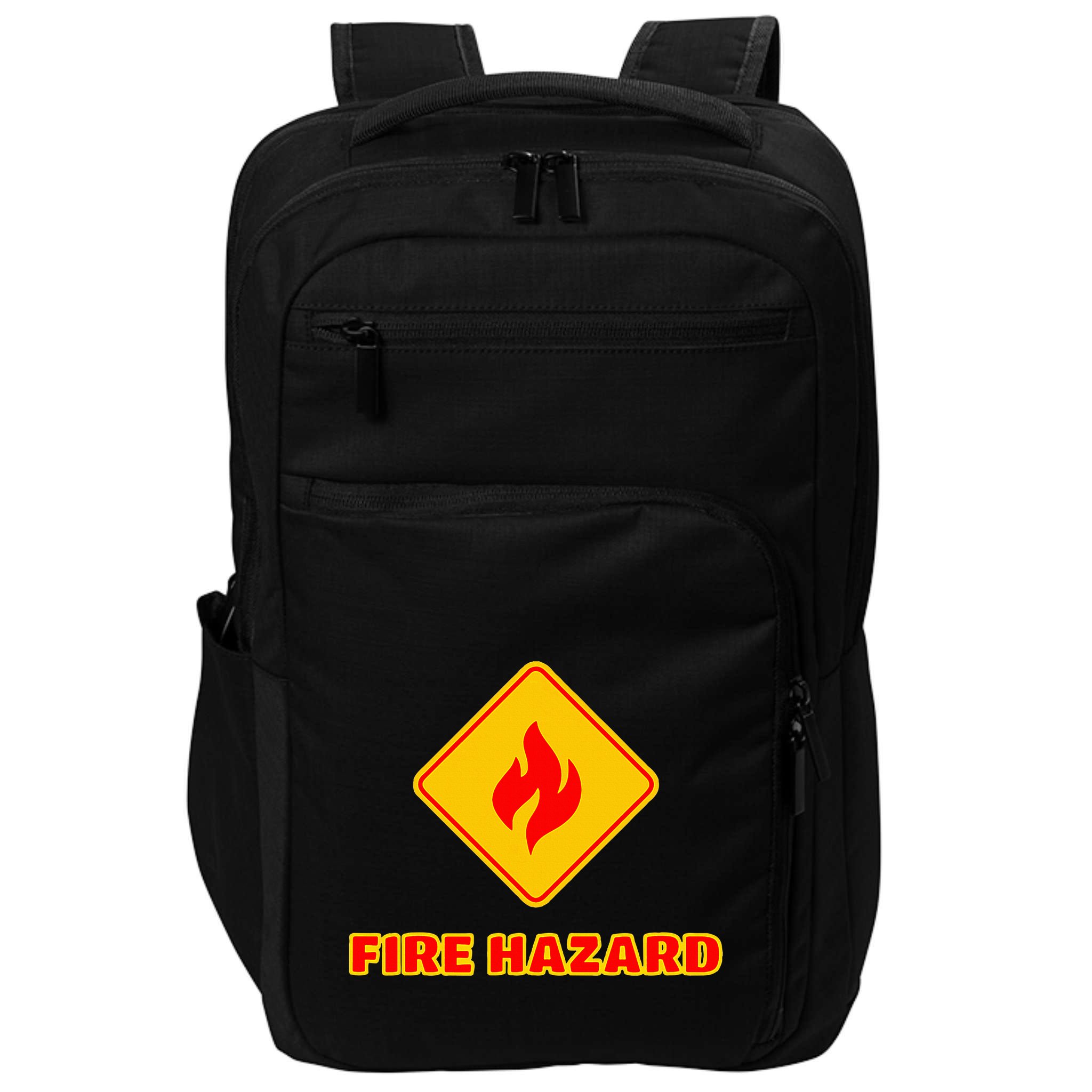 Hot Sexy Fireman Firefighter Pyro Fireworks Technician Impact Tech Backpack