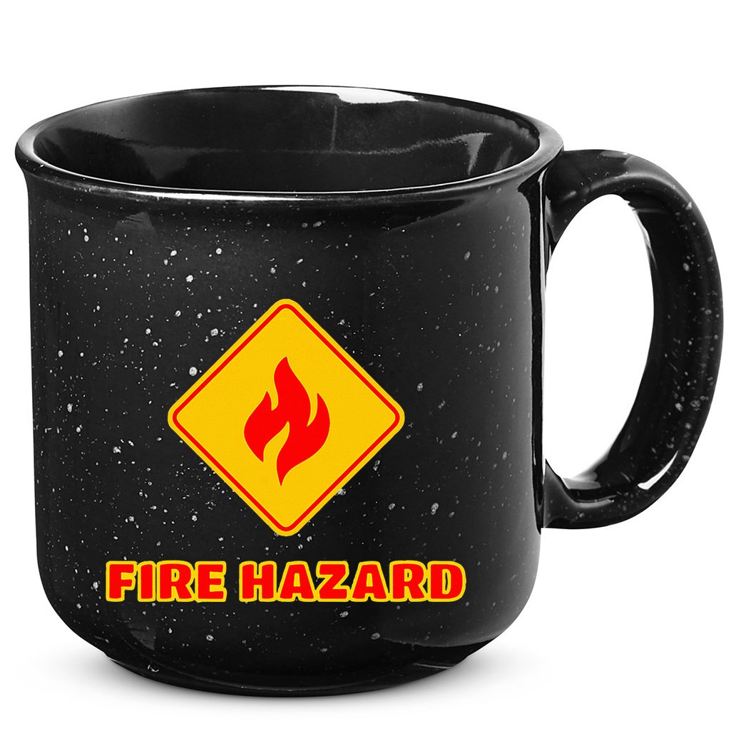 Hot Sexy Fireman Firefighter Pyro Fireworks Technician 15oz Campfire Ceramic Mug