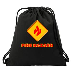 Hot Sexy Fireman Firefighter Pyro Fireworks Technician Drawstring Bag