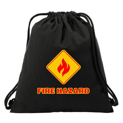 Hot Sexy Fireman Firefighter Pyro Fireworks Technician Drawstring Bag