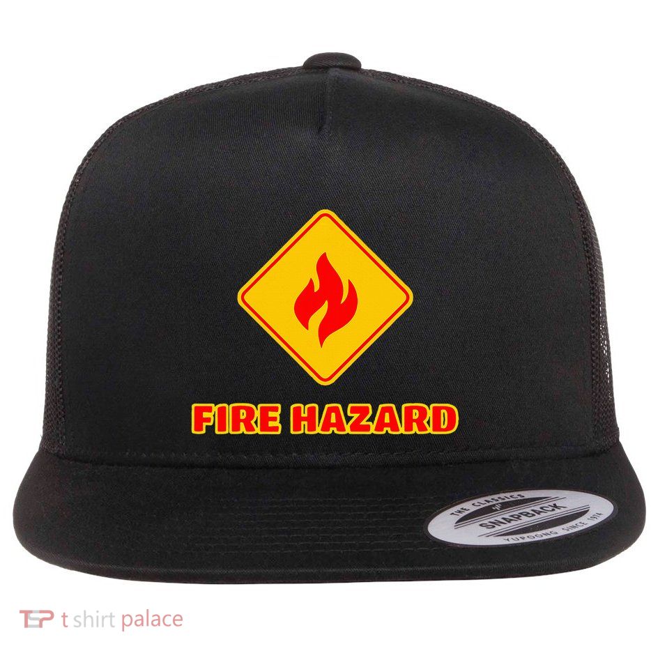 Hot Sexy Fireman Firefighter Pyro Fireworks Technician Flatbill Hat
