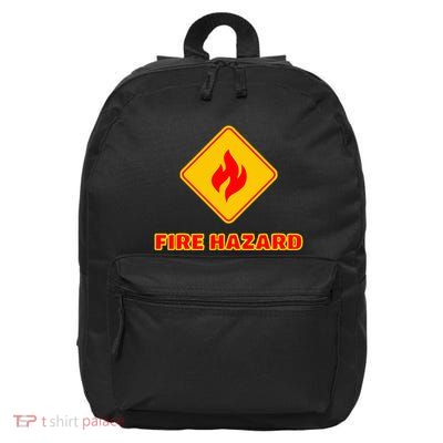 Hot Sexy Fireman Firefighter Pyro Fireworks Technician 16 in Basic Backpack