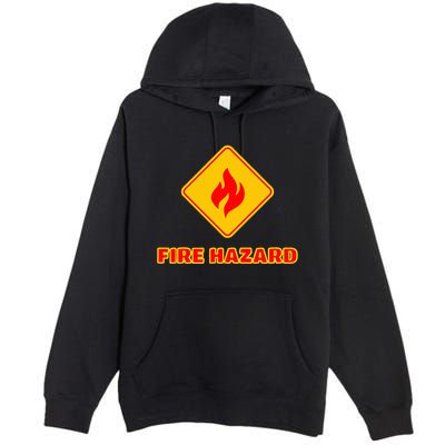 Hot Sexy Fireman Firefighter Pyro Fireworks Technician Premium Pullover Hoodie