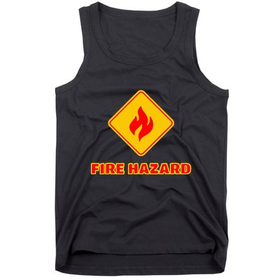 Hot Sexy Fireman Firefighter Pyro Fireworks Technician Tank Top