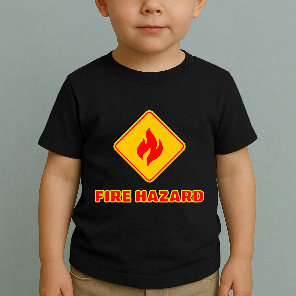 Hot Sexy Fireman Firefighter Pyro Fireworks Technician Toddler T-Shirt