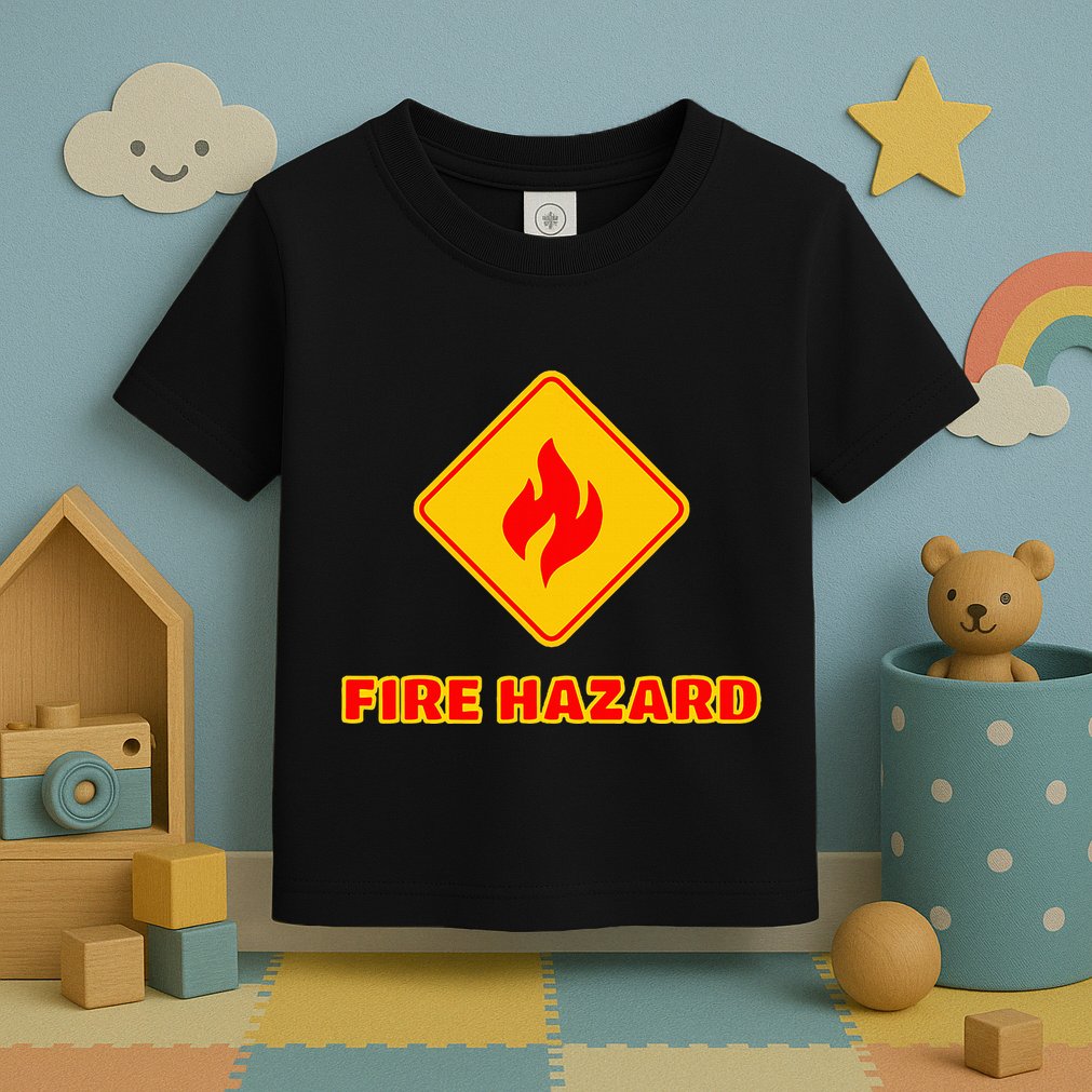Hot Sexy Fireman Firefighter Pyro Fireworks Technician Toddler T-Shirt