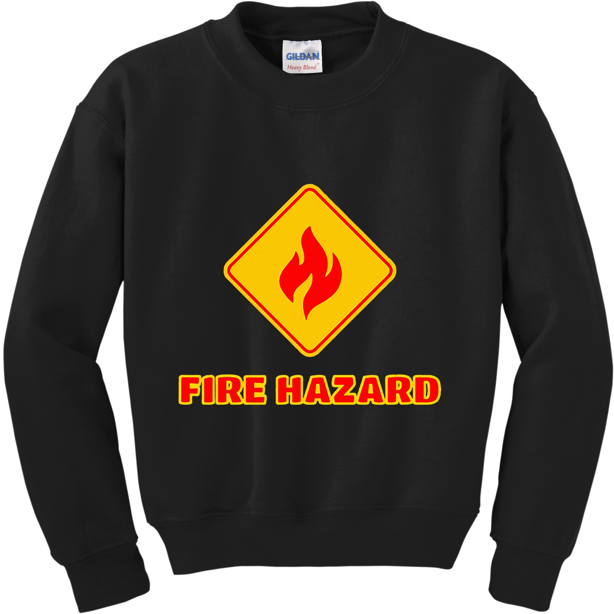 Hot Sexy Fireman Firefighter Pyro Fireworks Technician Kids Sweatshirt
