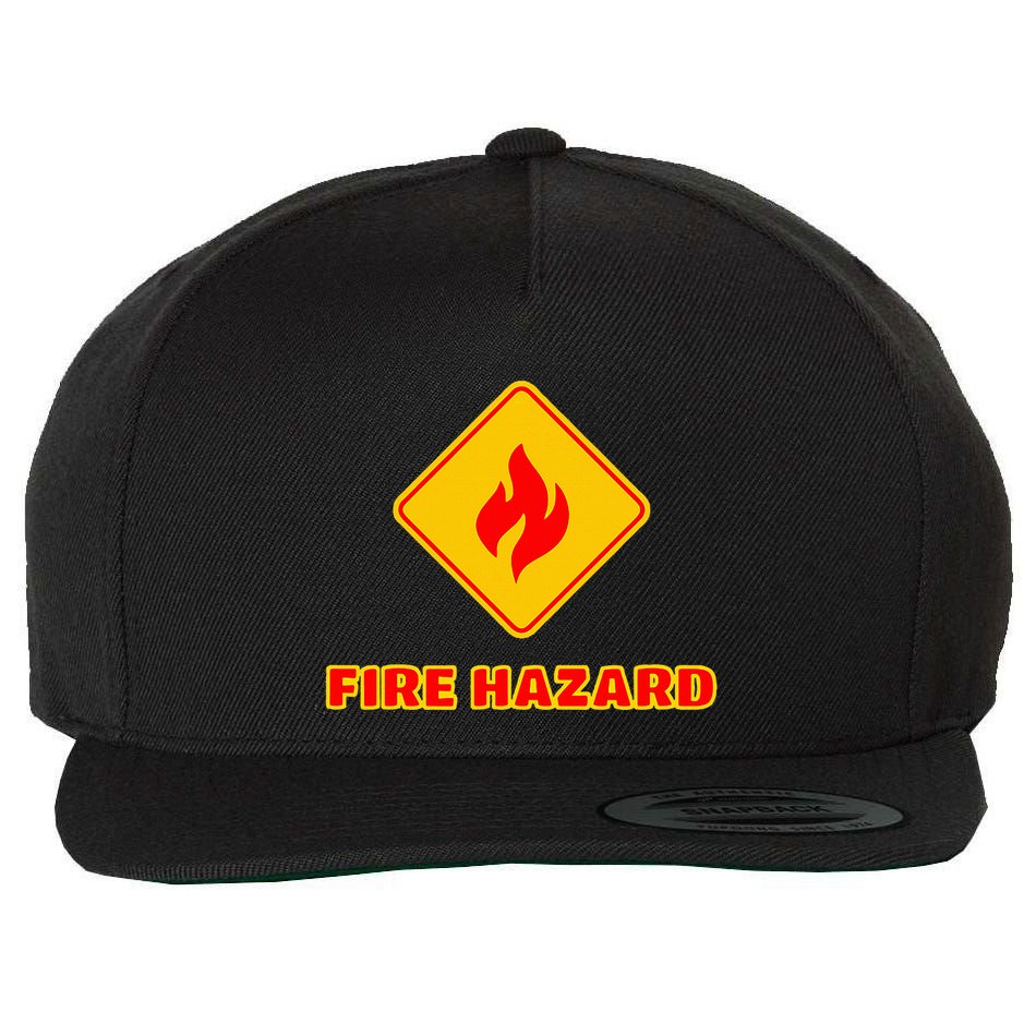 Hot Sexy Fireman Firefighter Pyro Fireworks Technician Wool Snapback Cap
