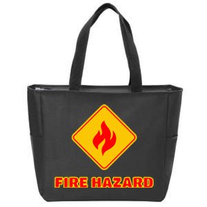 Hot Sexy Fireman Firefighter Pyro Fireworks Technician Zip Tote Bag