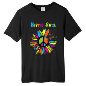 Hippie Soul Funny Peace Sign Daisy Flower Hippies Art Lovers Tall Fusion ChromaSoft Performance T-Shirt