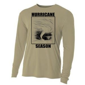 Hurricane Season Funny Retro Hurricane Cooling Performance Long Sleeve Crew