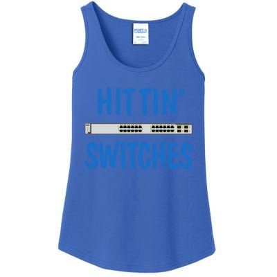 Hitting Switches Funny Network Systems Engineer Gift Ladies Essential Tank