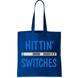 Hitting Switches Funny Network Systems Engineer Gift Tote Bag